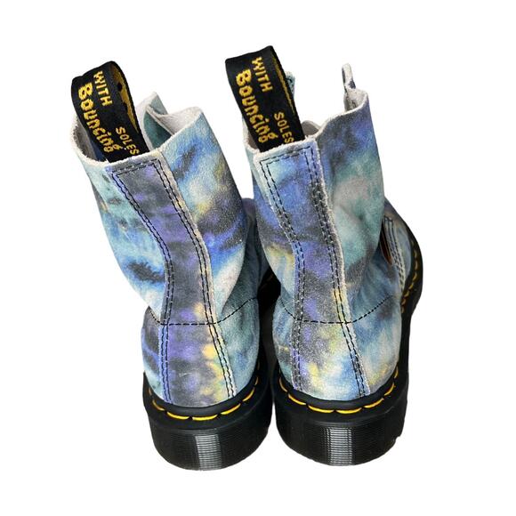 Dr. Martens 1460 Pascal Summer Tie Dye Lace Up Leather Combat Boots Size… - Picture 4 of 7